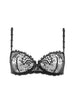 Wish Half Cup Bra - Black