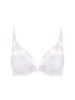 Wish Triangle Push Up Bra - Crystal White