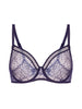 Comete Moulded Underwire Bra - Midnight