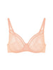 Comete Moulded Underwire Bra - Sable Rose