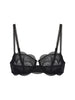 Karma Half Cup Bra - Black