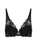 Reve Triangle Push Up Bra - Black