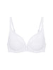 Reflet Full Cup Plunge Bra - White