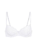 Reflet Half Cup Bra - White