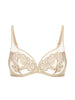 Saga Full Cup Plunge Bra - Beige Topaze