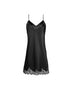 Nocturne Silk Chemise - Black