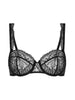 Exotica Half Cup Bra - Black