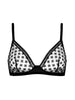 Hortense Soft Cup Triangle Bra - Black