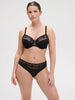 Amazone Full Cup Control Bra - Black