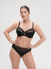 Amazone Full Cup Control Bra - Black