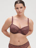 Embleme Full Cup Square Neck Bra - Byzantine