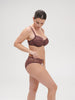 Embleme Full Cup Square Neck Bra - Byzantine