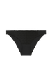 Rose Bikini Brief - Black