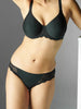 Caresse Rigid Seamless Bra - Black