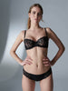 Wish Half Cup Bra - Black