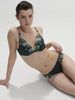 Wish Triangle Push Up Bra - Kolsai Green