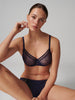 Comete Moulded Underwire Bra - Midnight