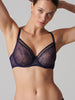 Comete Moulded Underwire Bra - Midnight