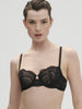 Karma Half Cup Bra - Black