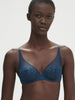 Delice Full Cup Plunge Bra - Prestige Blue