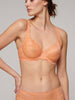 Reve Square Neck Full Cup Bra - Apricot