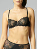 Reve Half Cup Bra - Black