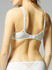 Reflet Full Cup Plunge Bra - White