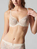 Saga Full Cup Plunge Bra - Beige Topaze