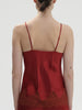 Nocturne Silk Camisole - Tango Red