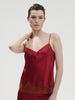 Nocturne Silk Camisole - Tango Red