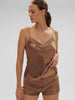 Nocturne Silk Camisole - Macchiato