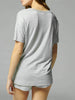 Brume Short Sleeve Night Top - Mineral Grey