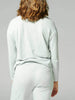 Brume Long Sleeve Night Top - Mineral Grey