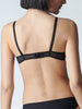 Singuliere Full Cup Plunge Bra - Black