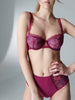 Singuliere Half Cup Bra - Syrah