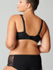 Exotica Full Cup Square Neck Bra - Black