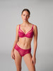 Exotica Full Cup Plunge Bra - Raspberry