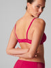 Exotica Full Cup Plunge Bra - Raspberry