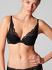 Exotica Triangle Push Up Bra - Black