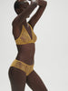 Embleme Soft Cup Triangle Bra - Golden Yellow