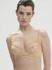 Adele Half Cup Bra - Ginger