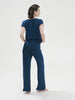 Aurore Night Pant - Poseidon Blue