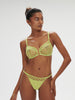 Rose Soft Cup Triangle Bra - Lime