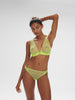 Rose Full Cup Triangle Bra - Lime