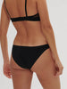 Rose Bikini Brief - Black