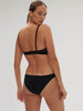 Rose Bikini Brief - Black