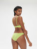 Rose Bikini Brief - Lime