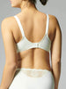 Reflet Full Cup Plunge Bra - White